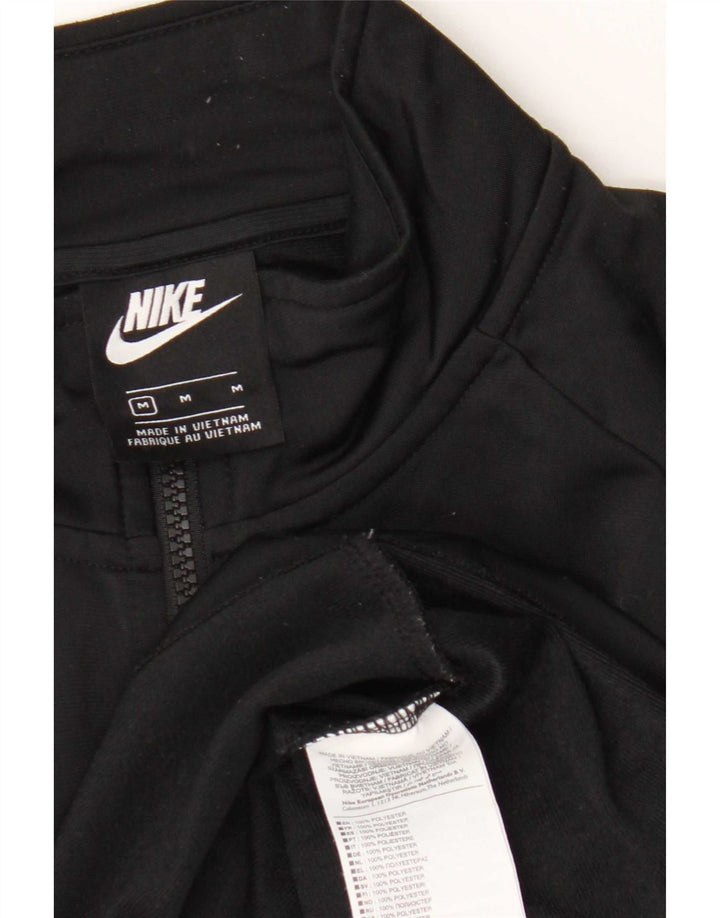 Nike Mens Tracksuit Top Jacket Medium Black Polyester