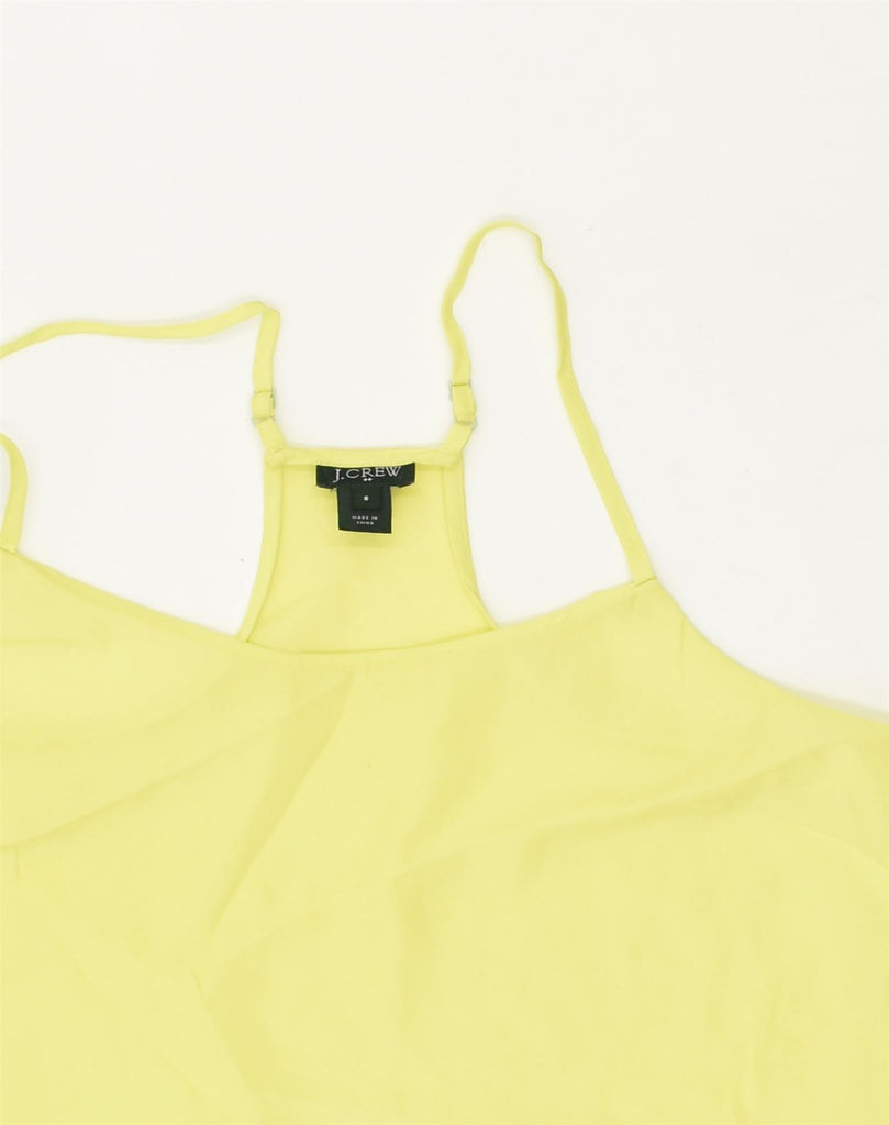 J. CREW Womens Cami Top US 6 Medium Yellow Polyester | Vintage J. Crew | Thrift | Second-Hand J. Crew | Used Clothing | Messina Hembry 