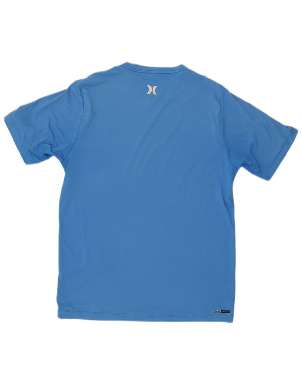 Hurley Mens T-Shirt Top Large Blue