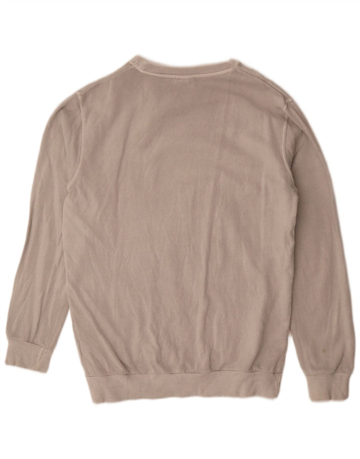 Fila Mens Sweatshirt Jumper Small Grey Cotton