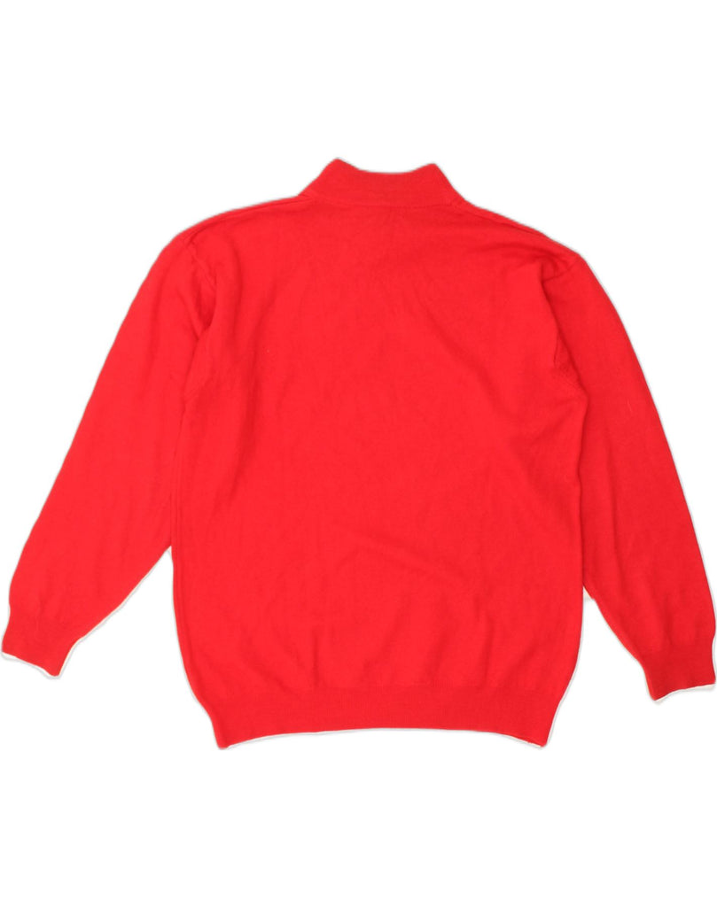 VINTAGE Womens Turtle Neck Jumper Sweater UK 14 Medium Red | Vintage Vintage | Thrift | Second-Hand Vintage | Used Clothing | Messina Hembry 