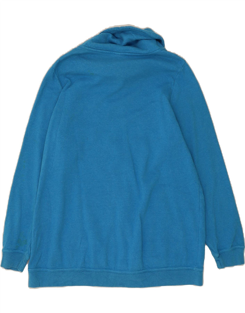 NIKE Womens Oversized Sweatshirt Jumper UK 18 XL Blue Cotton Vintage Nike and Second-Hand Nike from Messina Hembry 