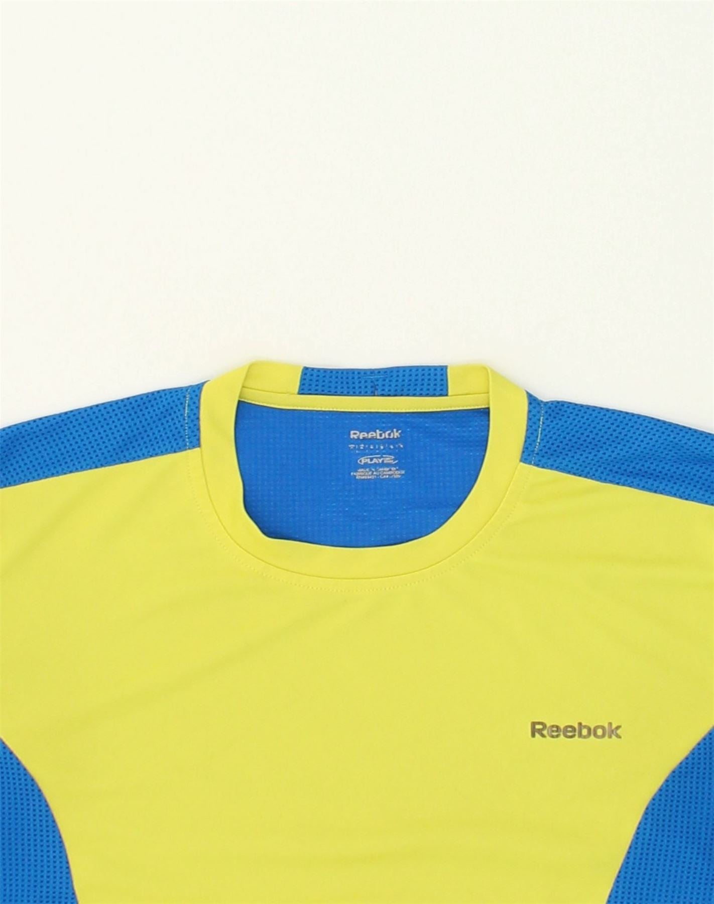 Reebok Men's Top - Yellow - L