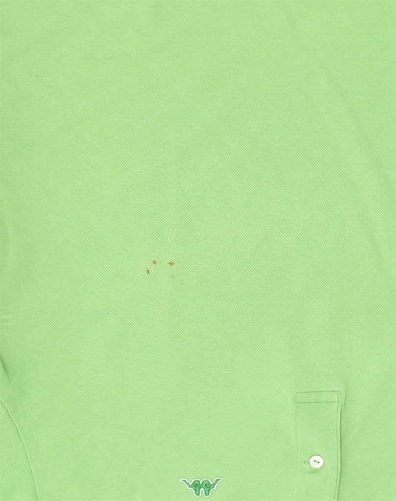 KAPPA Mens Polo Shirt Medium Green Cotton | Vintage Kappa | Thrift | Second-Hand Kappa | Used Clothing | Messina Hembry 