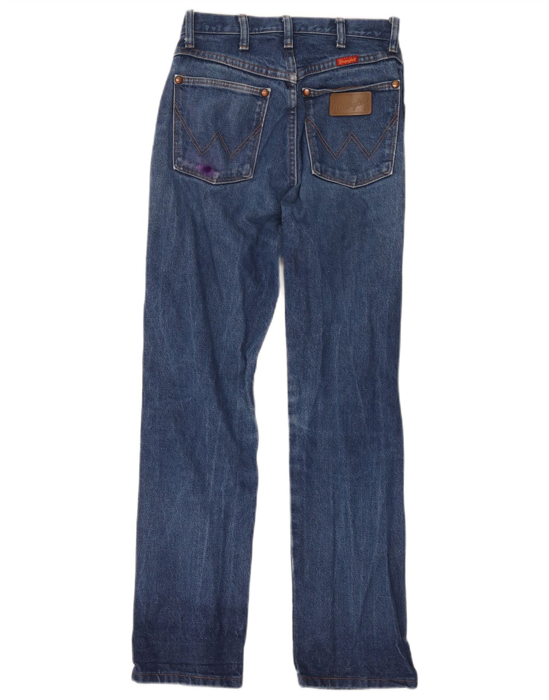 Wrangler Womens Straight Jeans US 5 Small W26 L30 Blue Cotton