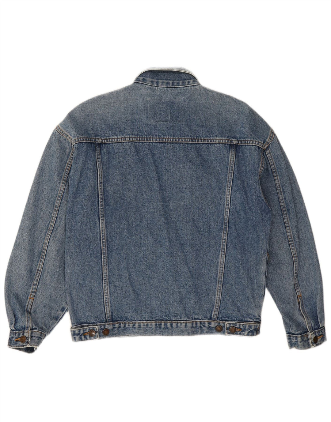 Vintage Mens Denim Jacket UK 38 Medium Blue Cotton