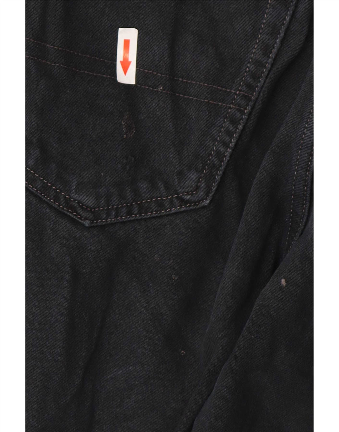 Tommy Hilfiger Mens Regular Tapered Jeans W32 L30 Black Cotton