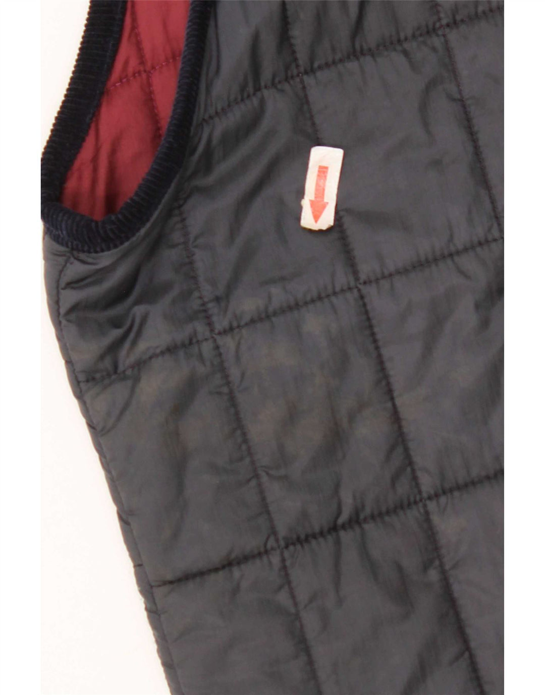 Barbour Mens Quilted Gilet UK 38 Medium Navy Blue Polyamide