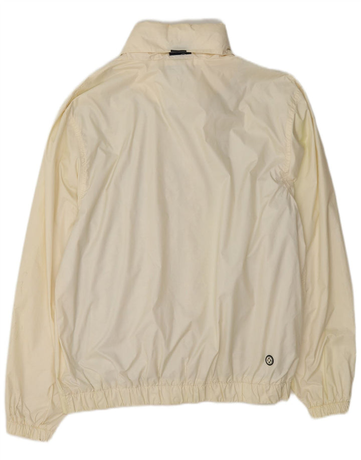 Colmar Mens Rain Jacket IT 50 Medium Off White Polyamide