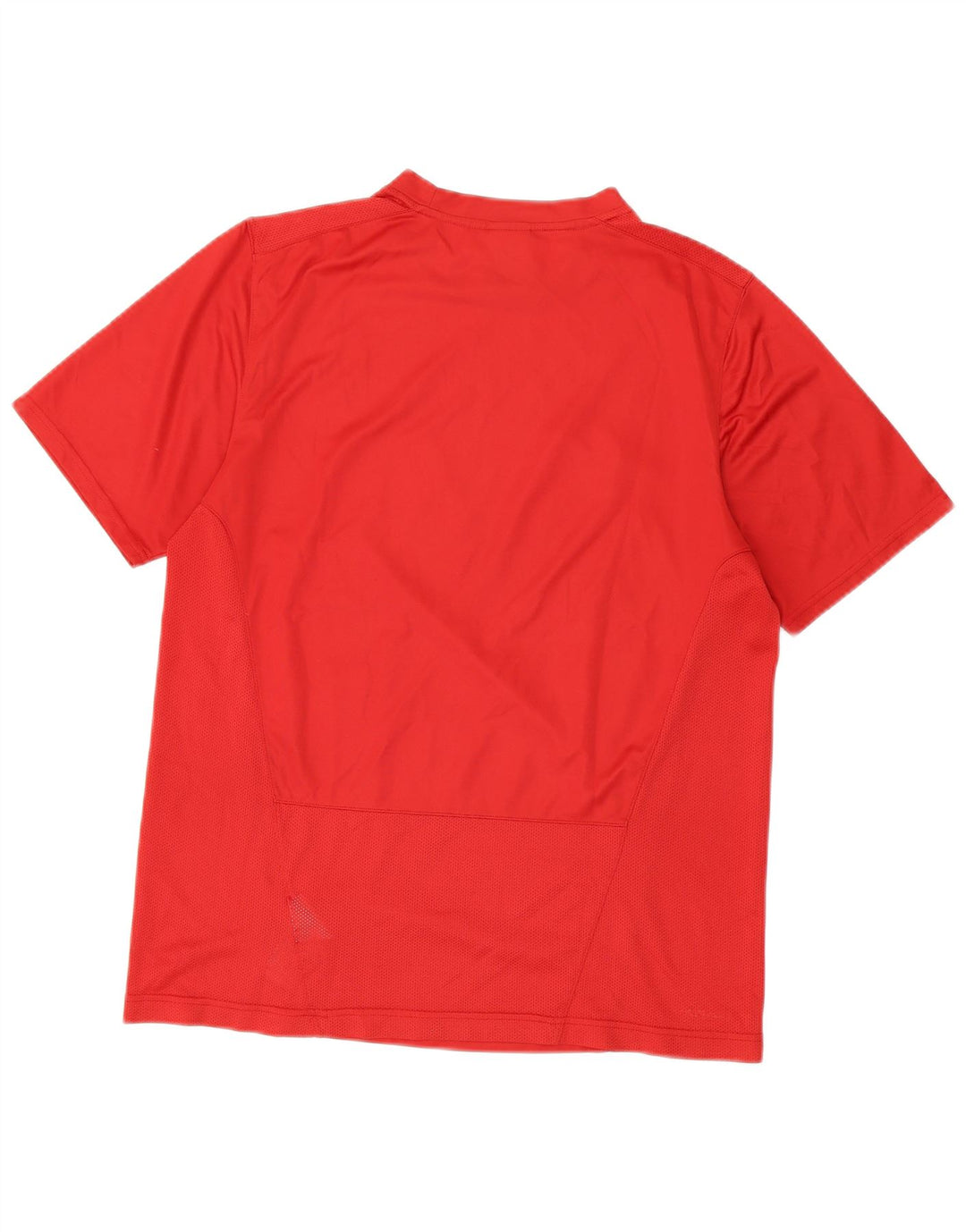 Nike Mens Dri Fit T-Shirt Top UK 39/41 Medium Red Polyester