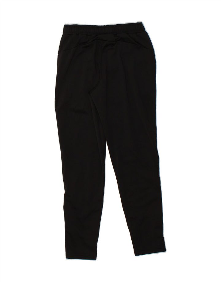 PUMA Boys Tracksuit Trousers 9-10 Years Black Polyester Vintage Puma and Second-Hand Puma from Messina Hembry 