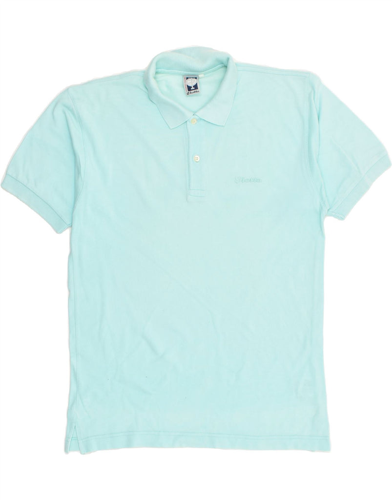 LOTTO Mens Polo Shirt Medium Turquoise Cotton | Vintage Lotto | Thrift | Second-Hand Lotto | Used Clothing | Messina Hembry 