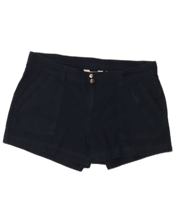 Mountain Warehouse Womens Chino Shorts UK 16 Large W36 Navy Blue Cotton