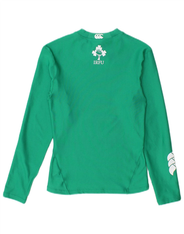 Canterbury Boys Ireland Graphic Top Long Sleeve 13-14 Years Medium Green