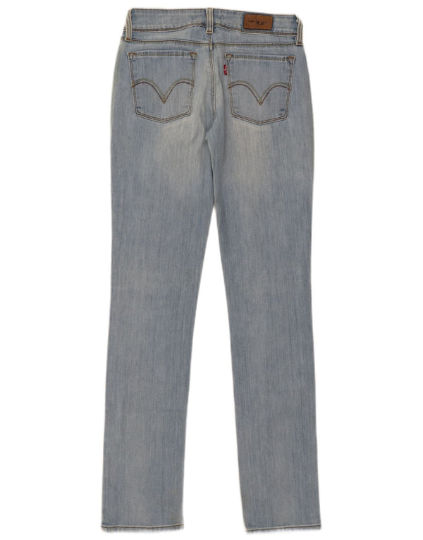 Levi's Womens 571 Slim Jeans W31 L34 Blue Cotton