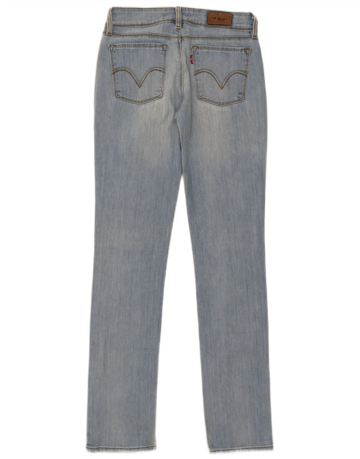 Levi's Womens 571 Slim Jeans W31 L34 Blue Cotton