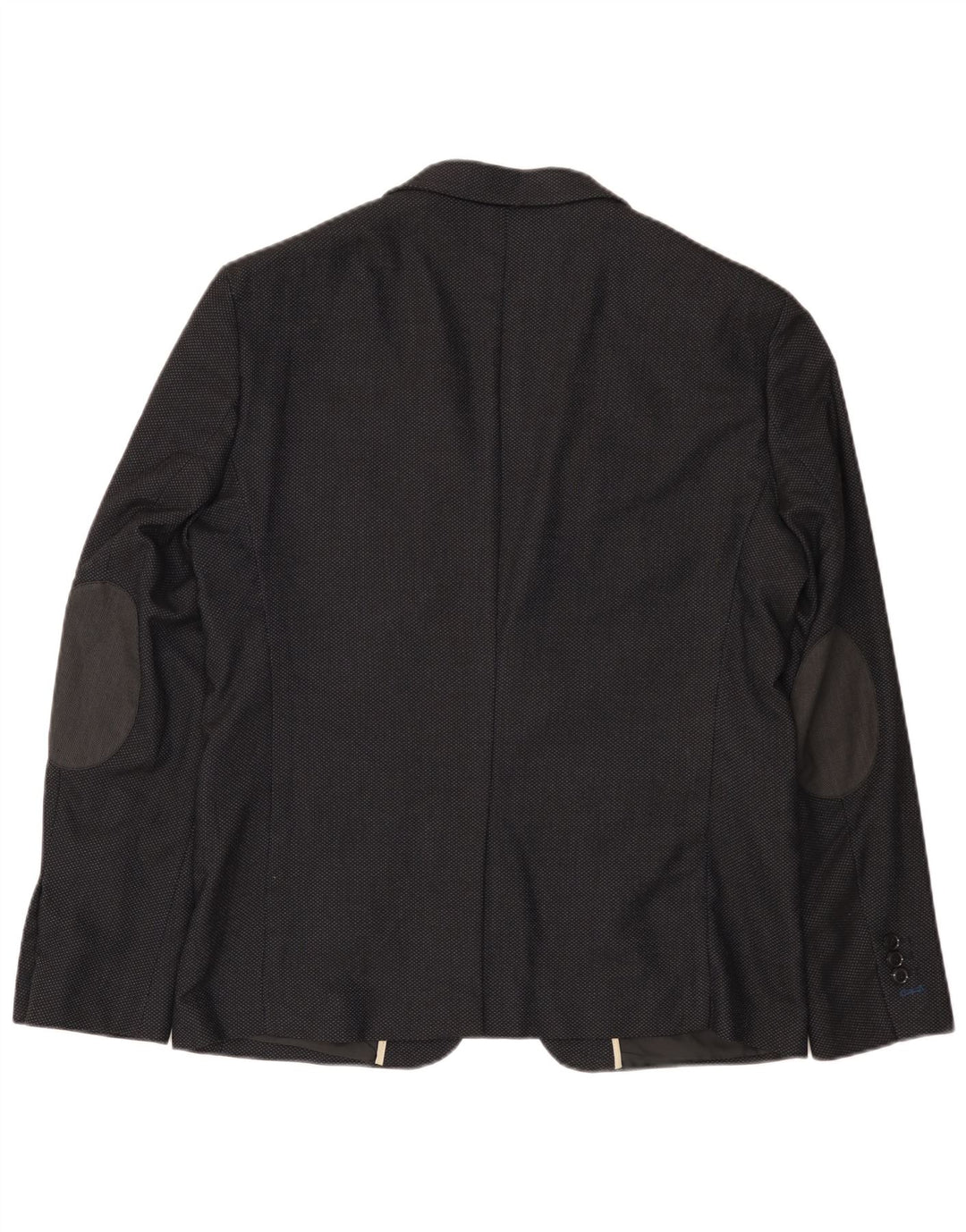 Zara Mens 2 Button Blazer Jacket EU 54 XL Black