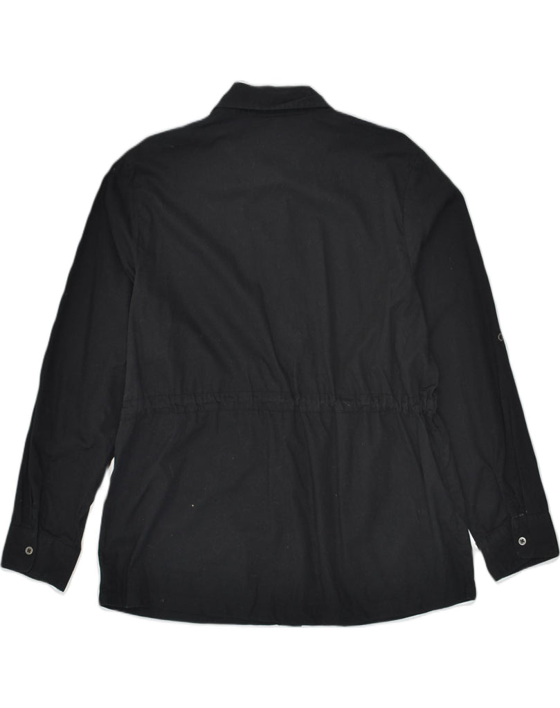 LEE Womens Riders Utility Jacket UK 18 XL Black Cotton | Vintage Lee | Thrift | Second-Hand Lee | Used Clothing | Messina Hembry 