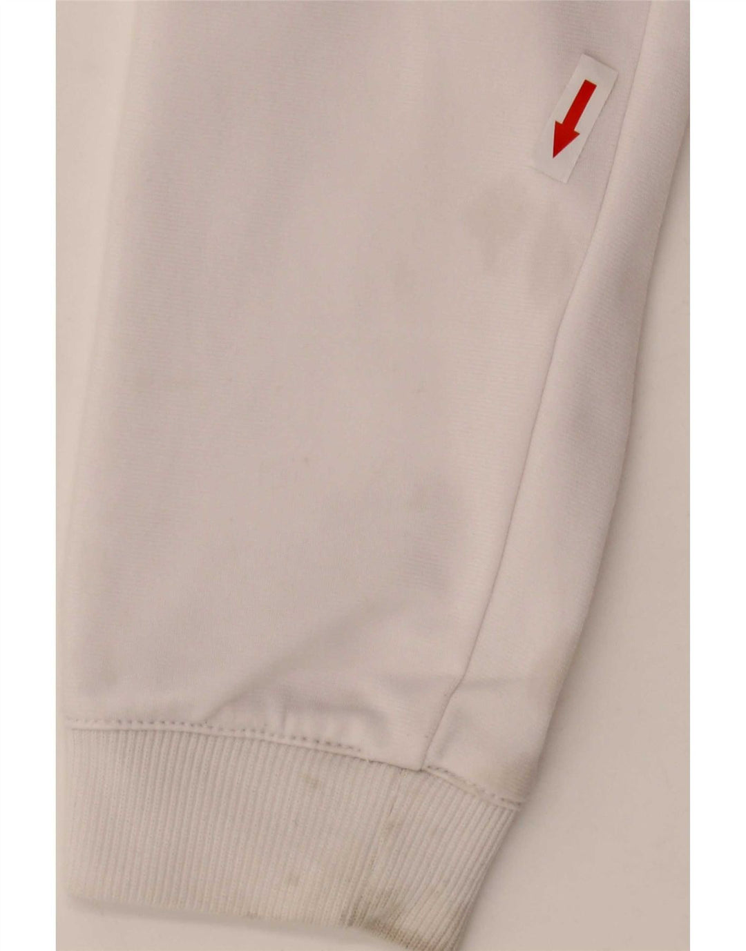 Reebok Womens Tracksuit Top Jacket UK 12 Medium White Colourblock Polyester