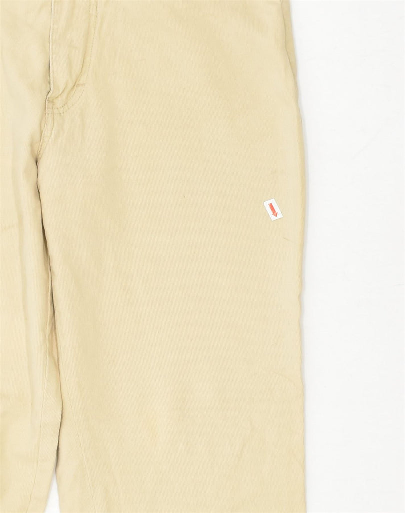 TRUSSARDI Womens Slim Casual Trousers W28 L29 Beige Cotton | Vintage Trussardi | Thrift | Second-Hand Trussardi | Used Clothing | Messina Hembry 