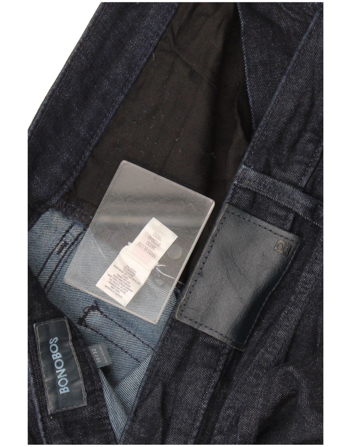 BONOBOS Womens Slim Jeans W38 L32 Navy Blue Cotton