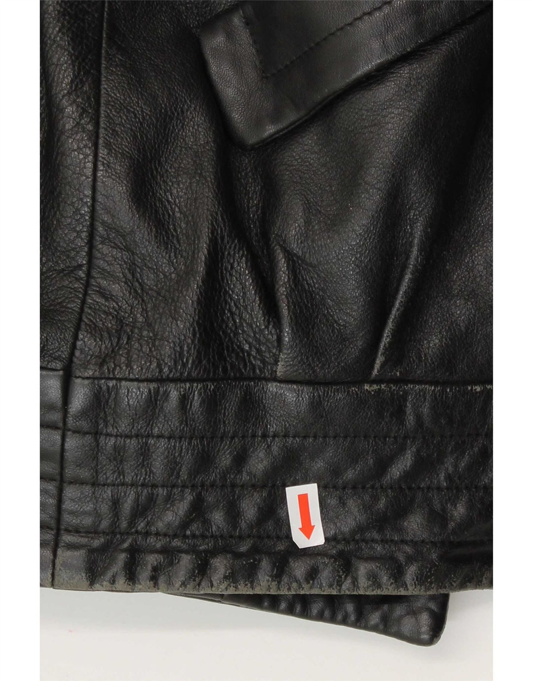 Vintage Womens Leather Jacket UK 14 Large Black