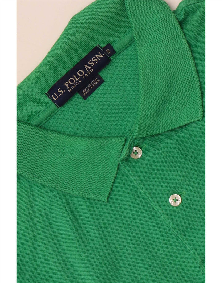 U.S. Polo Assn. Mens Shirt Small Green Cotton
