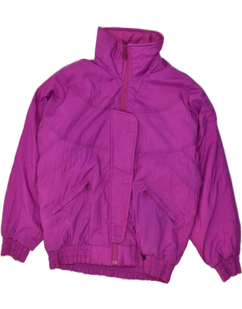 VINTAGE Womens Ski Jacket UK 16 Large Pink Nylon | Vintage Vintage | Thrift | Second-Hand Vintage | Used Clothing | Messina Hembry 