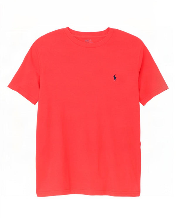 Polo Ralph Lauren Boys T-Shirt Top 10-11 Years Medium Red