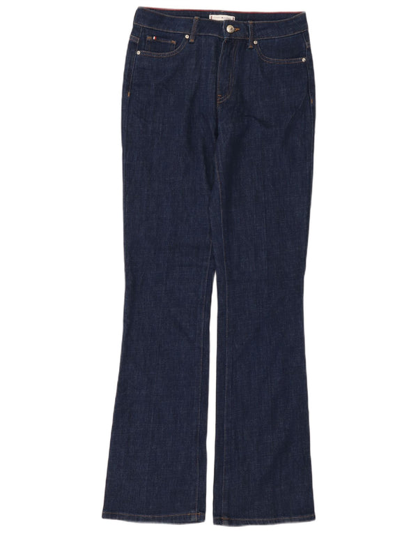 Tommy Hilfiger Womens Bootcut Jeans W28 L32 Navy Blue Cotton