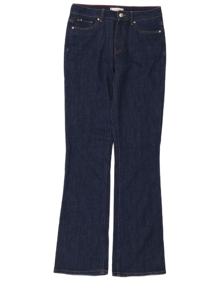 Tommy Hilfiger Womens Bootcut Jeans W28 L32 Navy Blue Cotton