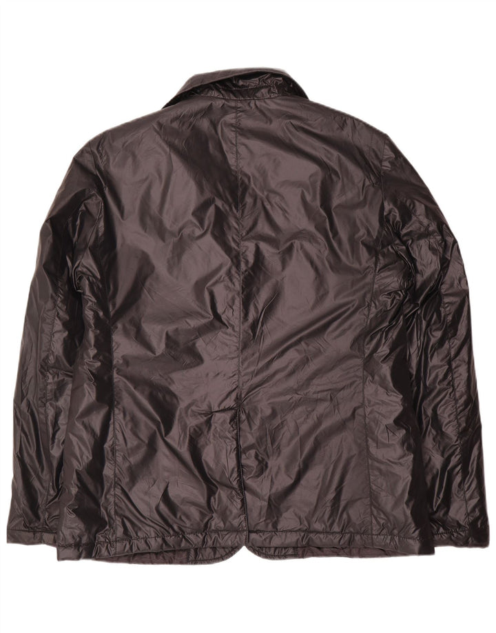 X-Cape Mens 3 Button Blazer Jacket UK 42 XL Black Polyamide