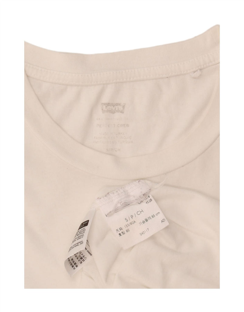 LEVI'S Mens T-Shirt Top Small White Vintage Levi's and Second-Hand Levi's from Messina Hembry 