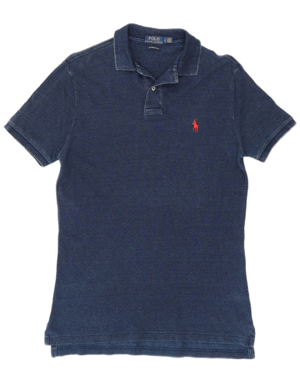 Polo Ralph Lauren Mens Custom Slim Fit Polo Shirt Small Navy Blue Cotton