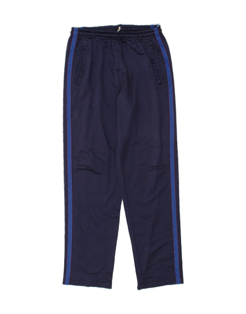 ASICS Mens Graphic Tracksuit Trousers Medium Navy Blue | Vintage Asics | Thrift | Second-Hand Asics | Used Clothing | Messina Hembry 