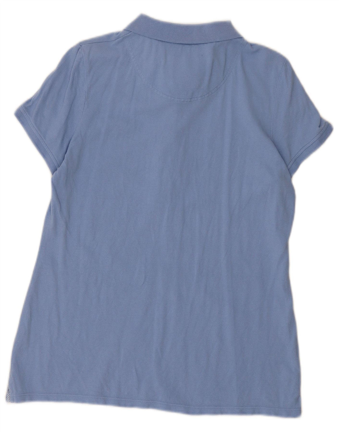 Crew Clothing Womens Polo Shirt UK 14 Medium Blue