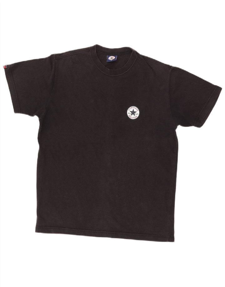 CONVERSE Mens Chuck Taylor Graphic T-Shirt Top Medium Black