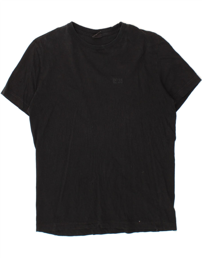 HUGO BOSS Mens T-Shirt Top Small Black Vintage Hugo Boss and Second-Hand Hugo Boss from Messina Hembry 