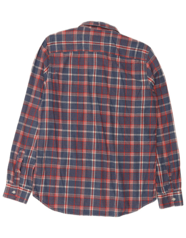 Crew Clothing Mens Coastal Fit Shirt Large Blue Check Cotton