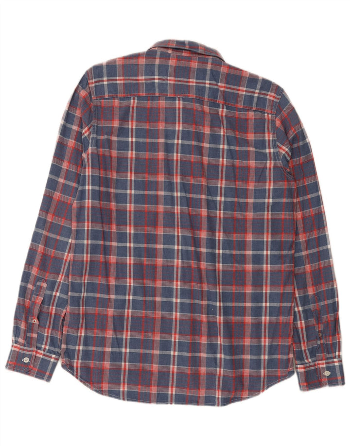 Crew Clothing Mens Coastal Fit Shirt Large Blue Check Cotton