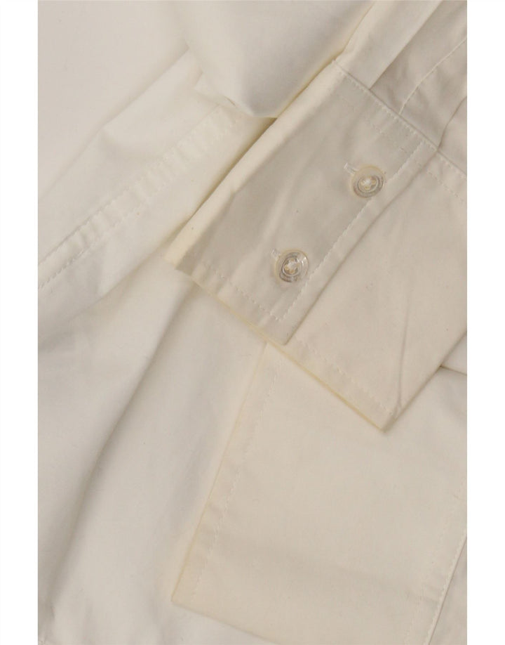Calvin Klein Jeans Womens Shirt UK 16 Large White Cotton