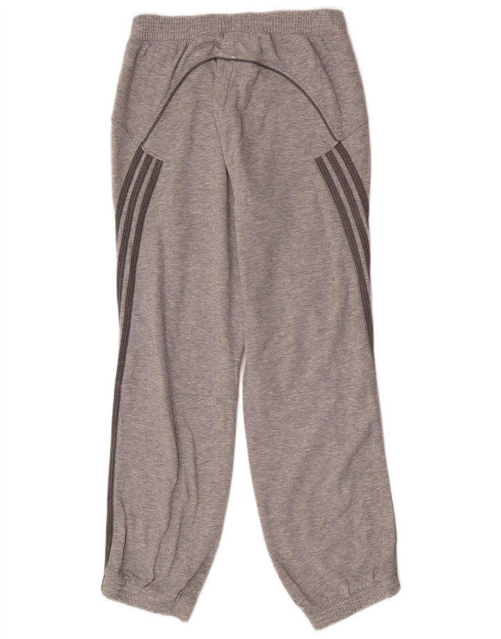 Adidas Mens Tracksuit Trousers Joggers Small Grey Cotton