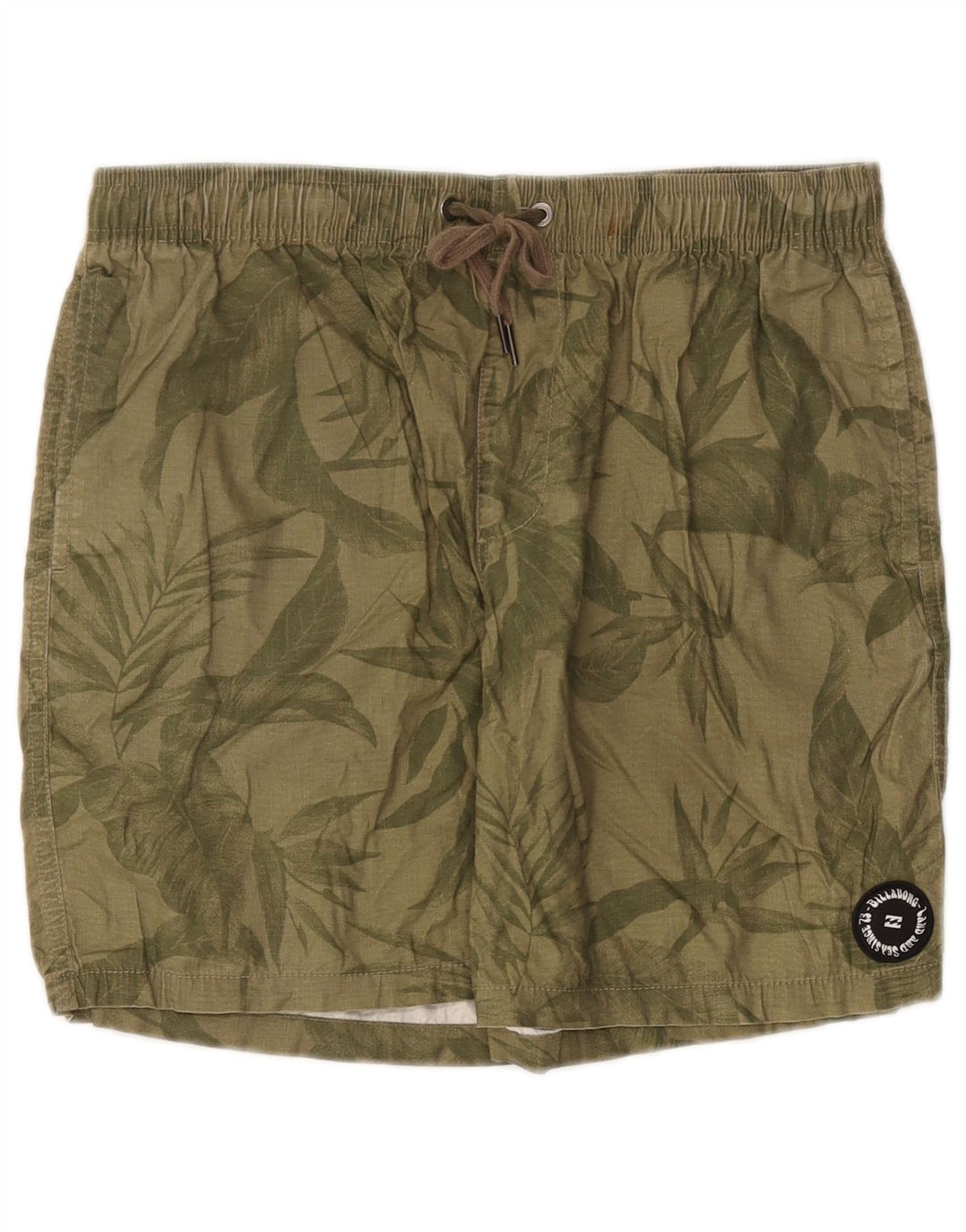 Billabong Mens Sport Shorts Medium  Khaki Floral