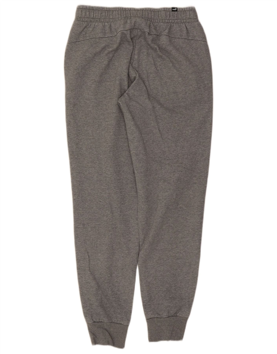 Puma Womens Tracksuit Trousers Joggers UK 12 Medium Grey Cotton