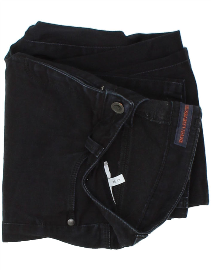 TRUSSARDI Womens Slim Jeans W28 L25 Navy Blue Vintage Trussardi and Second-Hand Trussardi from Messina Hembry 