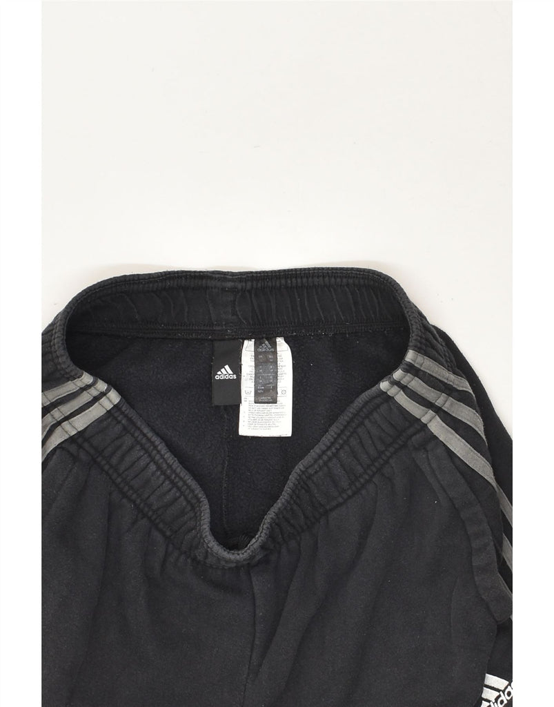 ADIDAS Mens Tracksuit Trousers Joggers Medium Black Cotton | Vintage Adidas | Thrift | Second-Hand Adidas | Used Clothing | Messina Hembry 