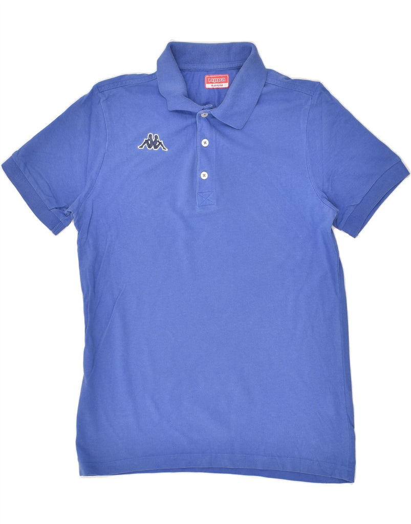 KAPPA Mens Polo Shirt Medium Blue Cotton | Vintage Kappa | Thrift | Second-Hand Kappa | Used Clothing | Messina Hembry 