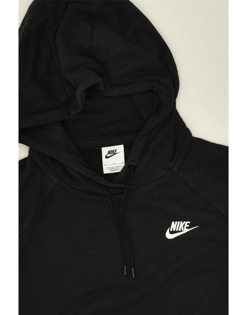 NIKE Mens Hoodie Jumper Medium Black Cotton | Vintage Nike | Thrift | Second-Hand Nike | Used Clothing | Messina Hembry 