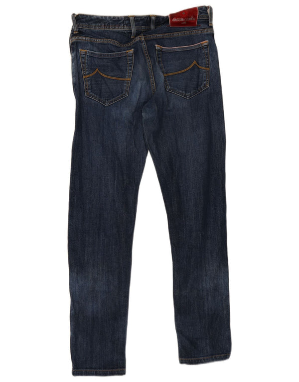 Jacob Cohen Womens Hand Made Slim Jeans W31 L28 Blue Cotton