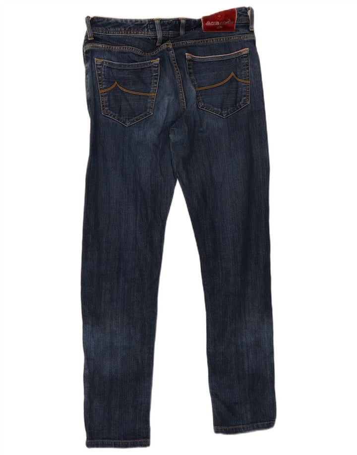 Jacob Cohen Womens Hand Made Slim Jeans W31 L28 Blue Cotton